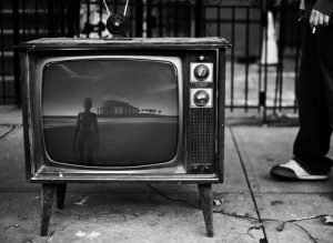 Greyville on old TV